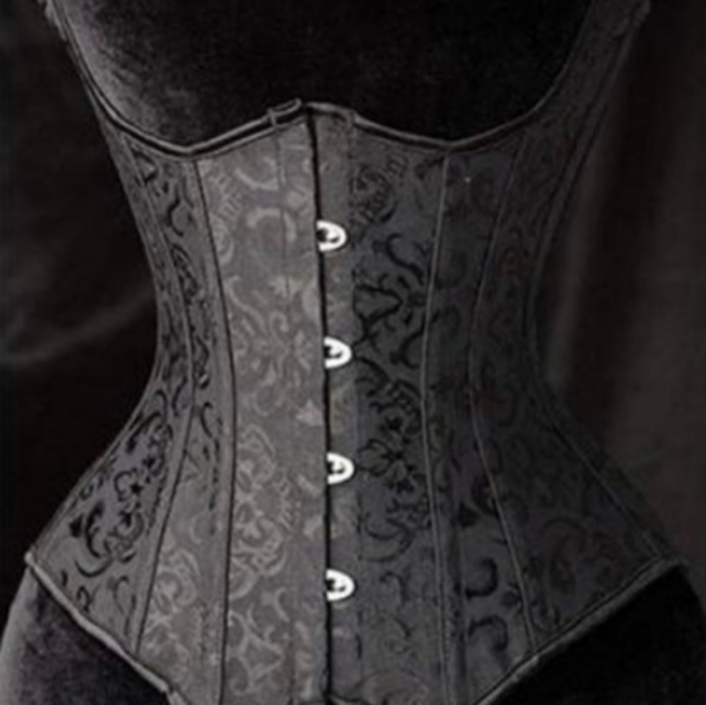 Dolls Kill Lace Up Black Corset